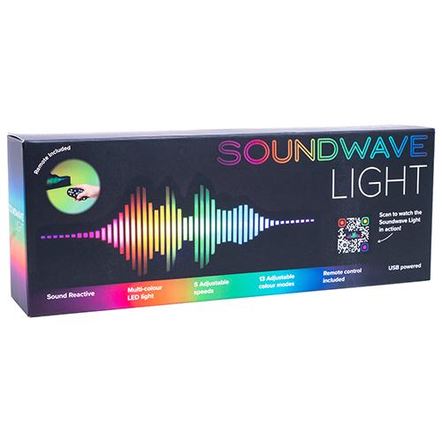 Sound Wave Logo Light / Lampka Logo - fala dźwiękowa