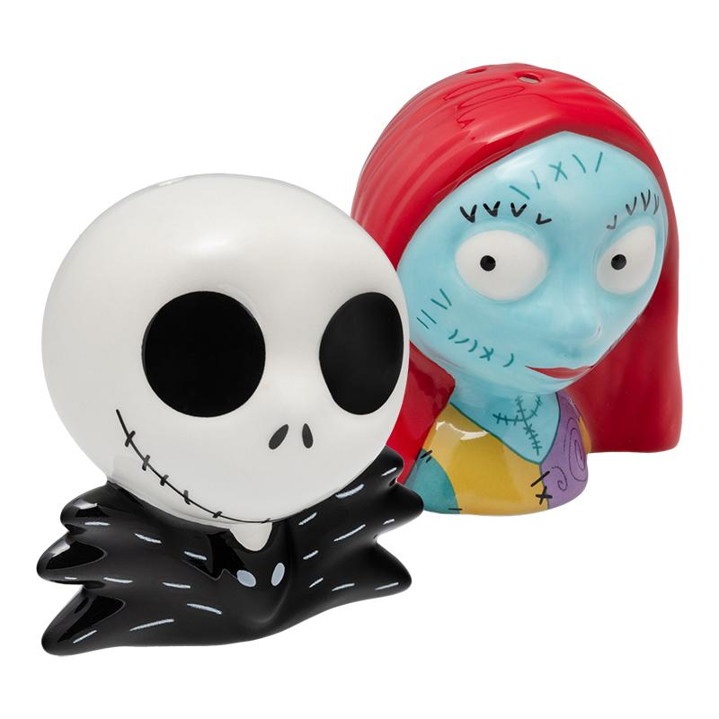 The Nightmare Before Christmas Salt and Pepper (Jack & Sall) / zestaw Miasteczko Halloween: pieprzniczka i solniczka (Jack i Sally)