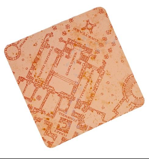 Harry Potter: Marauders Map Heat Changing Coasters (4pcs) / Harry Potter: Mapa Huncwotów podkładki termoaktywne (4 szt)