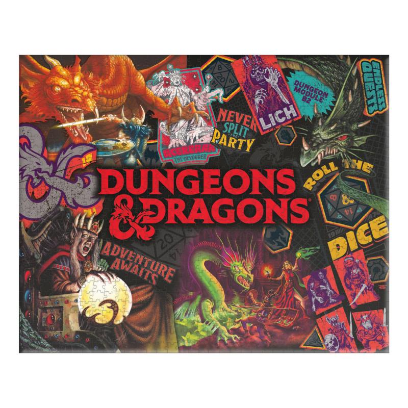 Dungeons and Dragons jigsaw (1000 pcs) / Puzzle Dungeons and Dragons (1000 elementów)