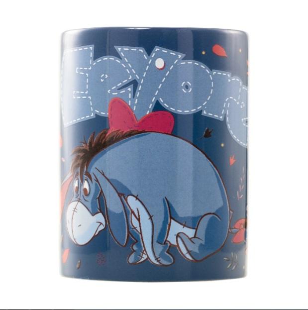 DISNEY WINNIE THE POOH FUZZY MUG - EEYORE / Disney Kubuś Puchatek kubek z futerkiem - Kłapouchy