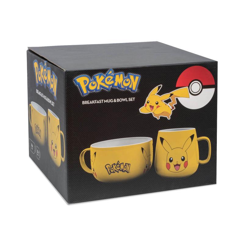 Pokemon Pikachu breakfast set: mug + bowl / zestaw śniadaniowy Pokemon Pikachu: miska + kubek - ABS