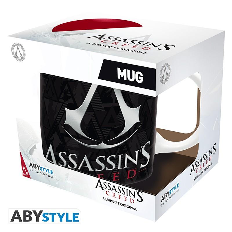 ASSASSINS CREED mug (320 ml) - Crest black & red / Assassins Creed kubek (320 ml) - Herb (czarno-czerwony) - ABS