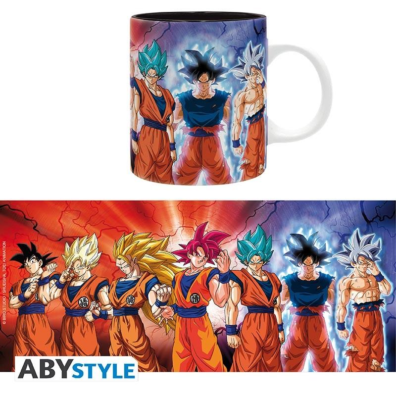 DRAGON BALL SUPER - Mug - 320 ml - Goku transformations / kubek Dragon Ball (320 ml) - Goku transformations