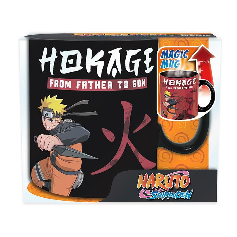 NARUTO SHIPPUDEN - Mug Heat Change - 460 ml - FROM FATHER TO SON - ABS