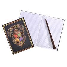 Harry Potter Notebook & Pen Set - Colourful Crest / zestaw Harry Potter: notatnik i długopis - kolorowy herb