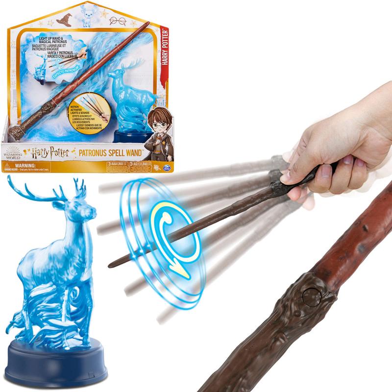 Harry Potter Patronus Spell Wand (30 cm) / Różdżka Harry Potter plus lampka Patronus (30 cm)