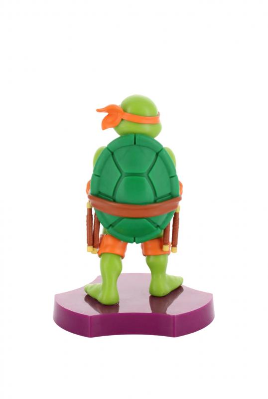 TMNT: Michaelangelo Cable Guys Holdem - Earbud Holder (11 cm) / Stojak na słuchawki Wojownicze Żółwie Ninja - Michaelangelo (11 cm)