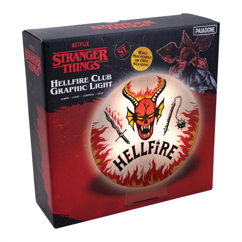 Stranger Things Hellfire Club Logo Light / Lampka Stranger Things klub Hellfire - Logo