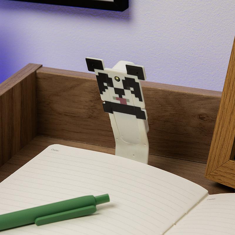 Minecraft Light & Bookmark - Panda / Minecraft zakładka do książek i lampka - Panda