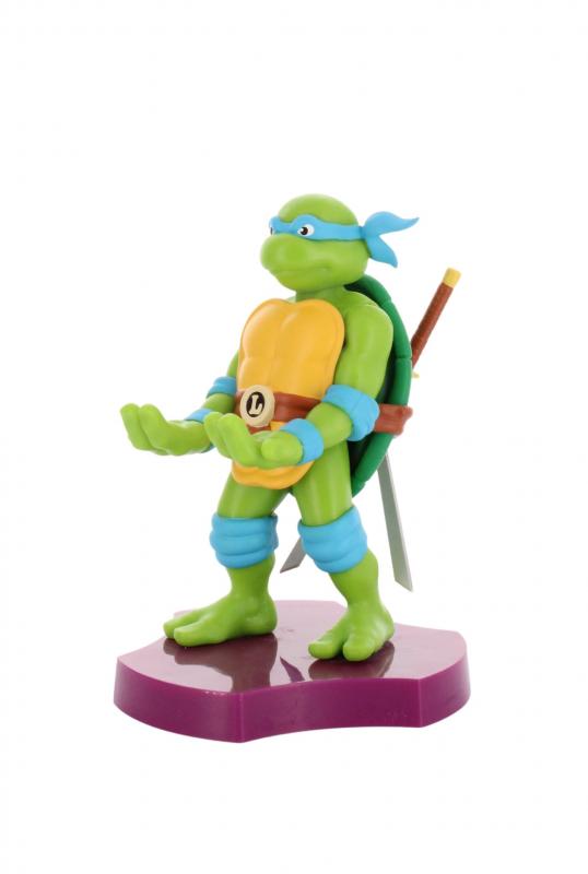 TMNT: Leonardo Cable Guys Holdem - Earbud Holder (11 cm) / Stojak na słuchawki Wojownicze Żółwie Ninja - Leonardo (11 cm)