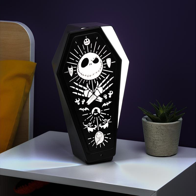 The Nightmare Before Christmas Coffin 3D Light (high: 28 cm) / lampka 3D Miasteczko Halloween - trumienka (wysokość: 28 cm)