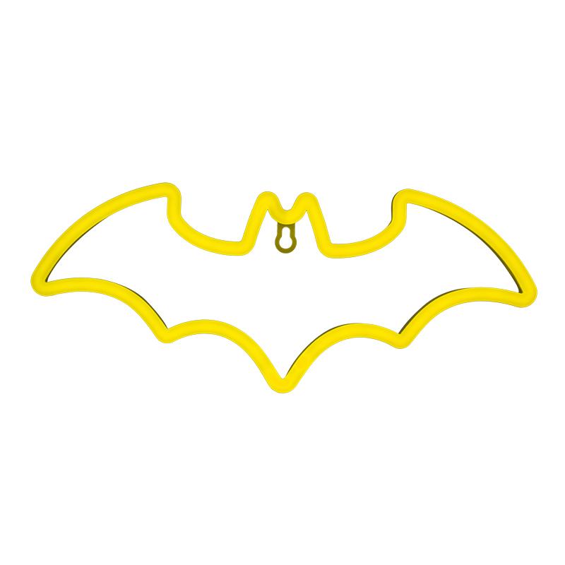 Dc Comics Batman Wall Mountable LED Neon Light (high: 12,8 cm) / Dc Comics - Batman neonowa lampka ścienna (wysokość: 12,8 cm)