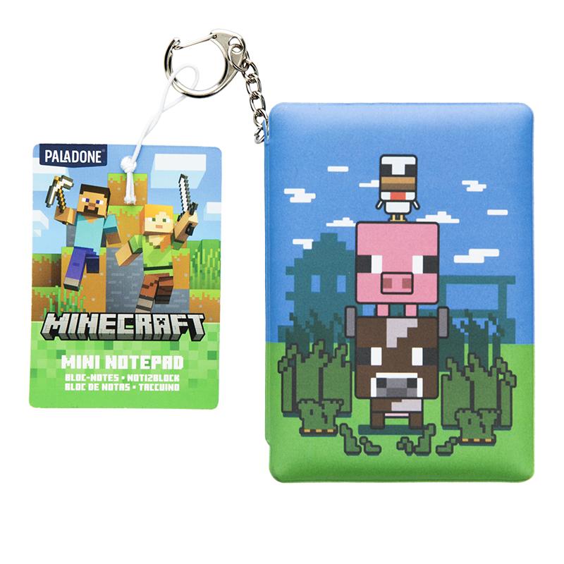Minecraft Mini Puffy Notepad Keyring / Minecraft brelok - mini notatnik