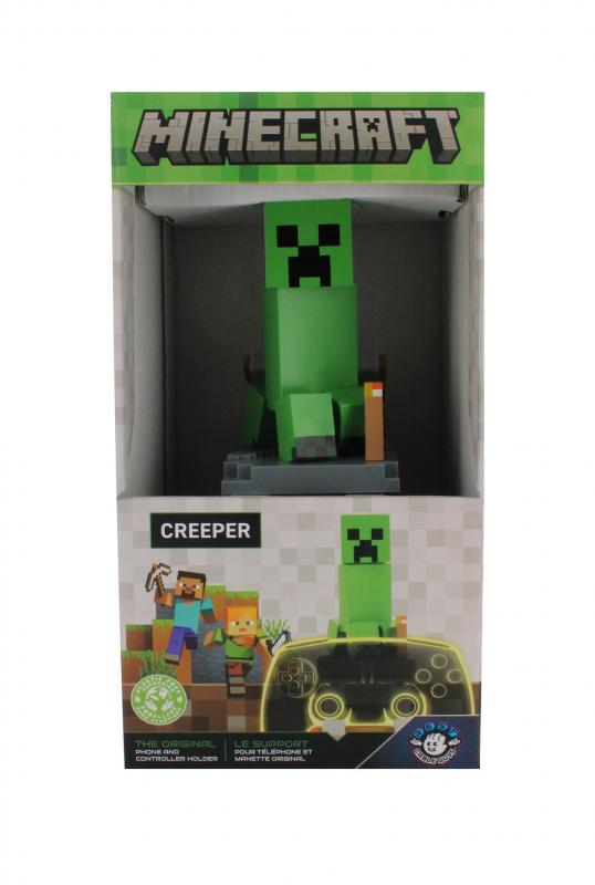 Minecraft - Creeper phone & controller holder (high: 20 cm) / Minecraft stojak na telefon - kontroler (wysokość: 20 cm) - Creeper