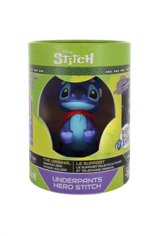 Disney Lilo & Stitch: Underpants Hero Holdem - Earbud Holder (11 cm) / Stojak na słuchawki Disney Lilo & Stitch: bohater Majtek (11 cm)