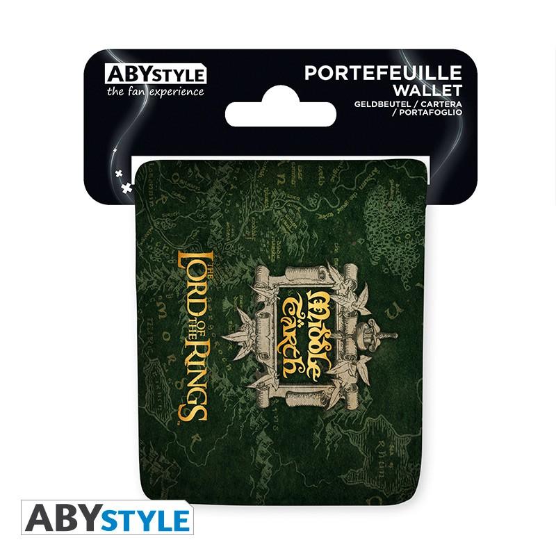 Lord of the Rings wallet vinyl - Middle Earth / Władca Pierścieni portfel winylowy - Śródziemie - ABS