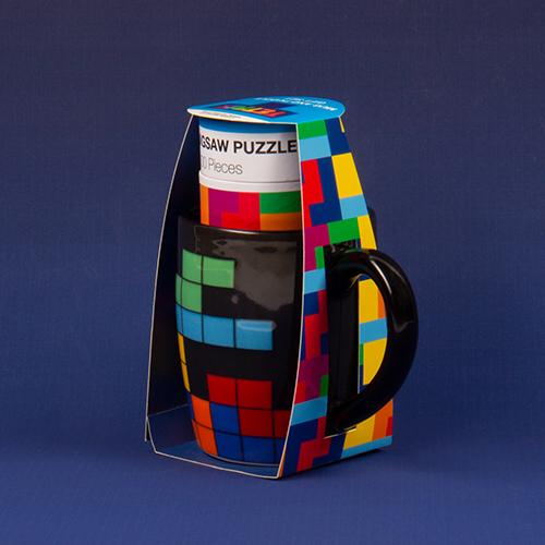 Tetris mug and puzzle gift set / zestaw prezentowy Tetris: kubek plus puzzle