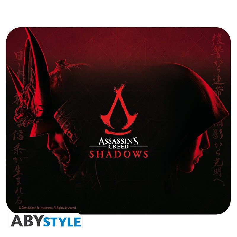 ASSASSINS CREED Shadows flexible mousepad - Yasuke & Naoe (23,5 x 19,5 cm) / Assassins Creed Shadows podkładka pod myszkę - Yasuke & Naoe (23,5 x 19,5 cm) - ABS