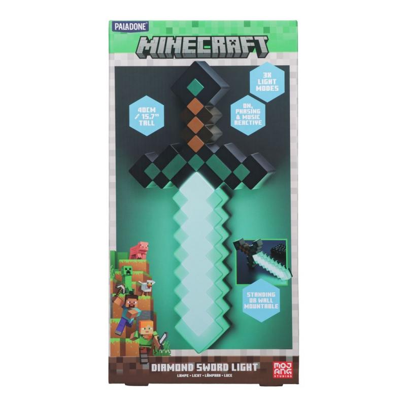 Minecraft Diamond Sword Light (high: 40 cm) / lampka Minecraft diamentowy miecz (długość: 40 cm)