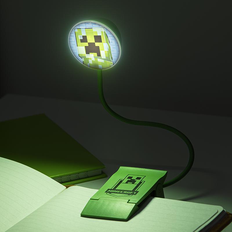 Minecraft Creeper Book Light / Lampka do czytania Minecraft Creeper