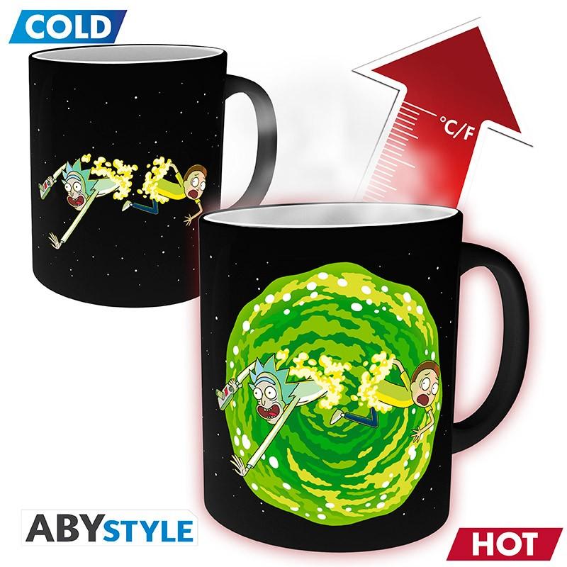 Rick & Morty Mug Heat Change - Portal / Kubek termoaktywny Rick & Mortal - Portal - ABS