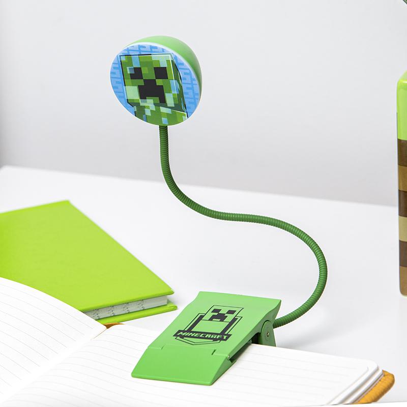 Minecraft Creeper Book Light / Lampka do czytania Minecraft Creeper