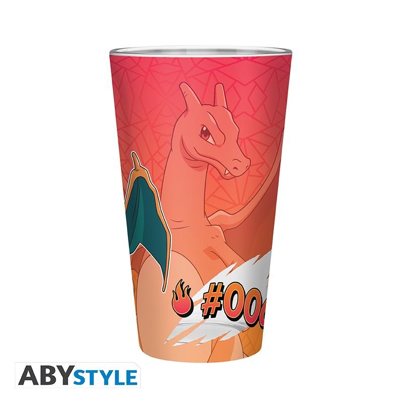 POKEMON Large Glass (400ml) - Charizard / szklanka Pokemon (400 ml) - Charizard - ABS