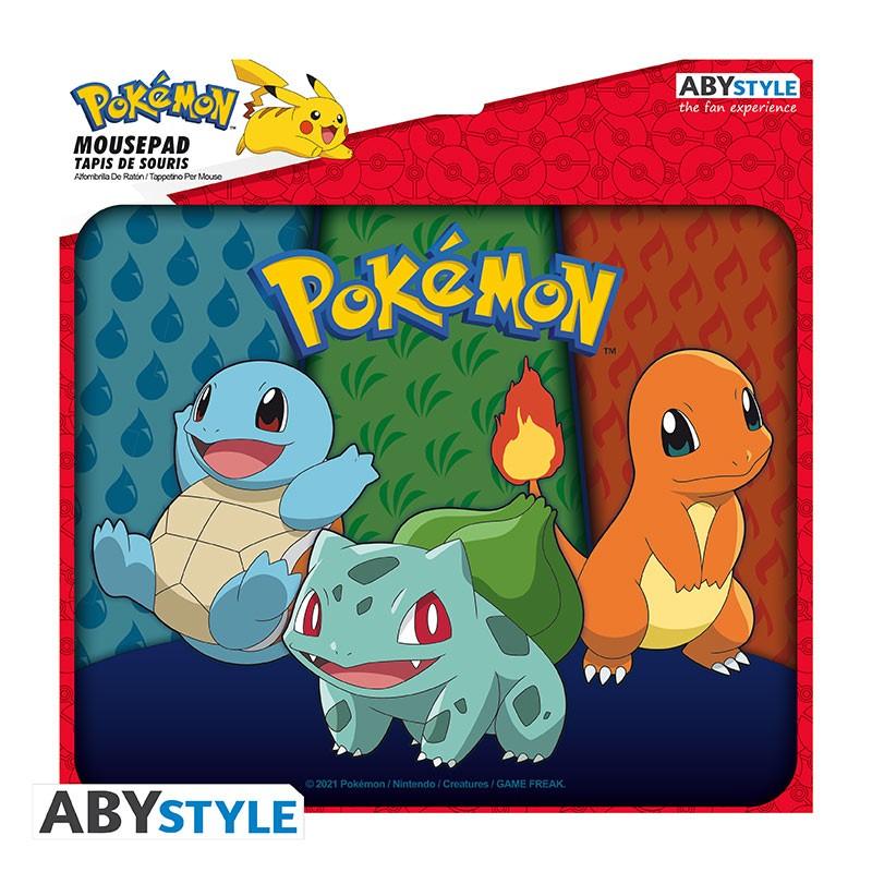 POKEMON - Flexible Mousepad - Starters Kanto / Podkładka pod myszkę Pokemon - Starters Kanto - ABS