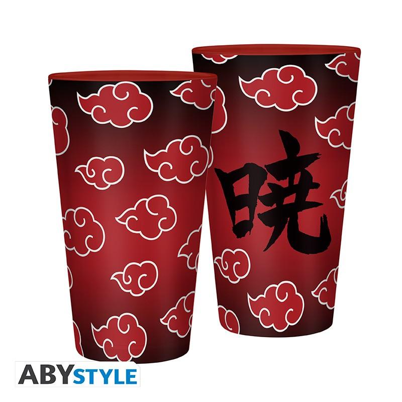 NARUTO SHIPPUDEN large glass (400ml) - Akatsuki / Naruto Shippuden duża szklanka (400 ml) Akatsuki - ABS