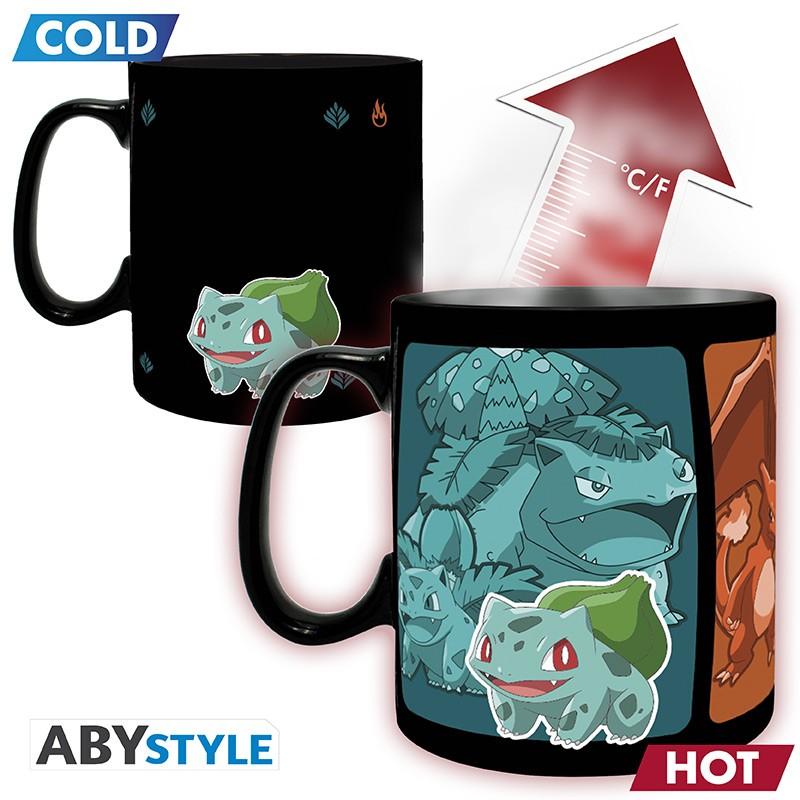 POKEMON Mug Heat Change - Evolve / kubek termoaktywny Pokemon - Evolve - ABS