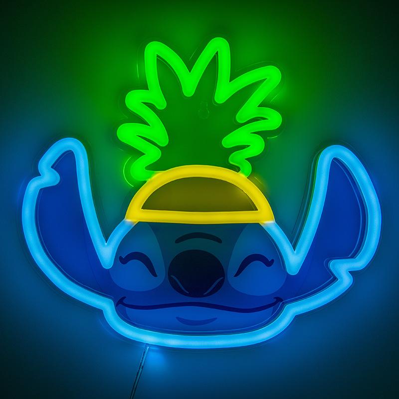 Disney Stitch Wall Mountable LED Neon Light (high: 23,5 cm) / Disney Stitch neonowa lampka ścienna (wysokość: 23,5 cm)