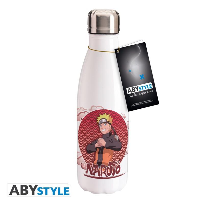 Naruto Shippuden water bottle - Naruto & Sasuke / butelka metalowa Naruto Shippuden - Naruto & Sasuke - ABS