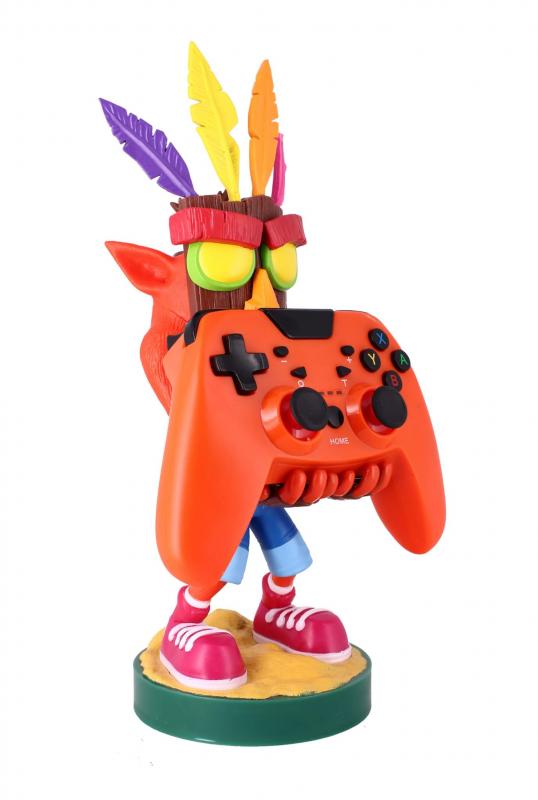 Crash Bandicoot Aku Aku phone & controller holder (20 cm)/ stojak Crash Aku Aku (20 cm)