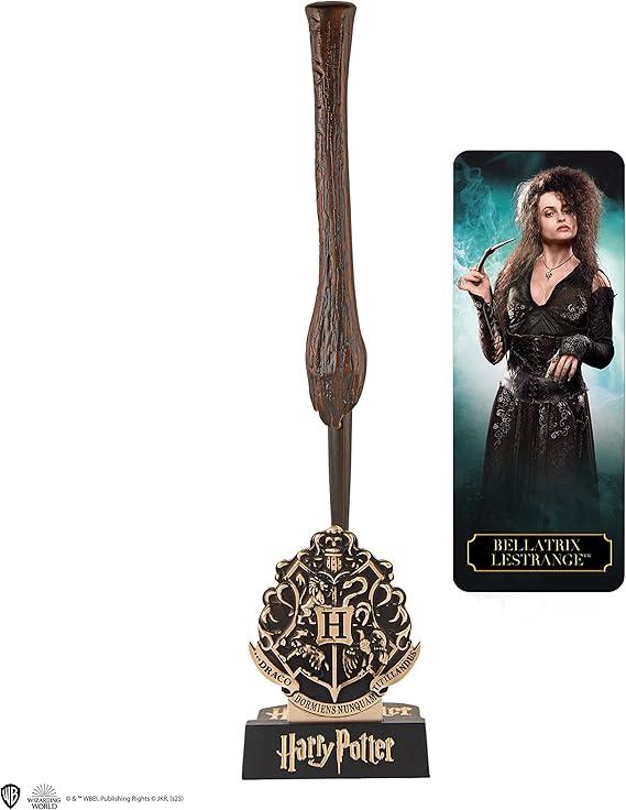 Harry Potter wand pen & stand with 3D bookmark - Bellatrix Lestrange / Harry Potter długopis różdżka plus stojak z zakładką 3D - Bellatrix Lestrange