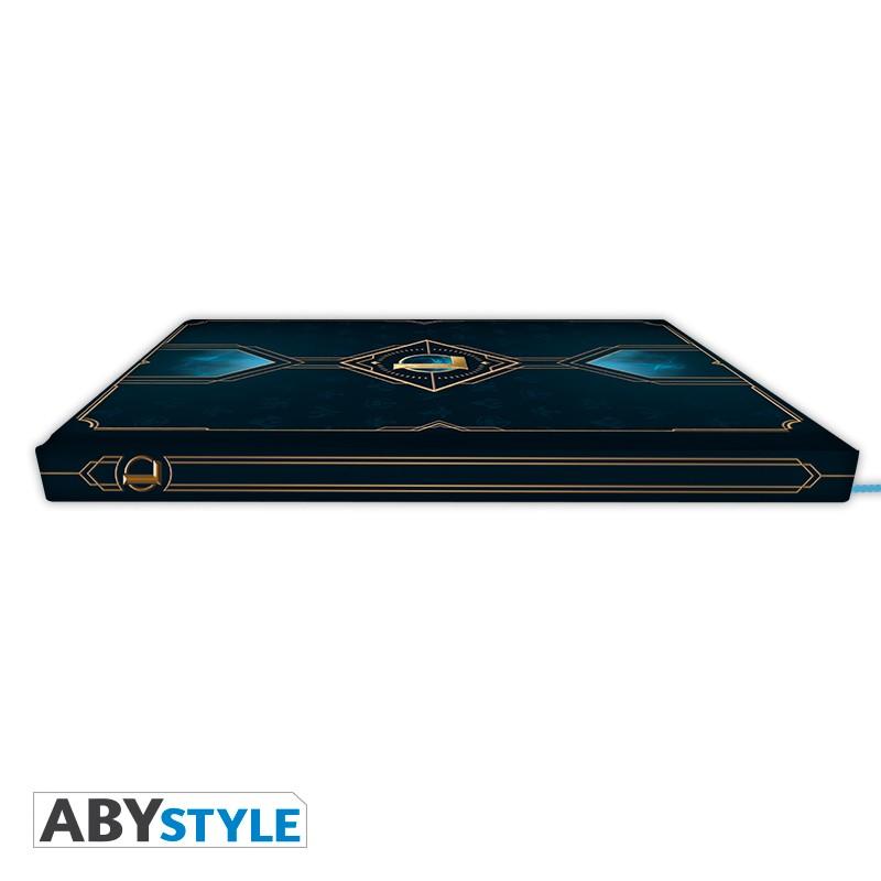 LEAGUE OF LEGENDS A5 Notebook Hextech Logo / League of Legends notatnik A5 Hextech logo - ABS