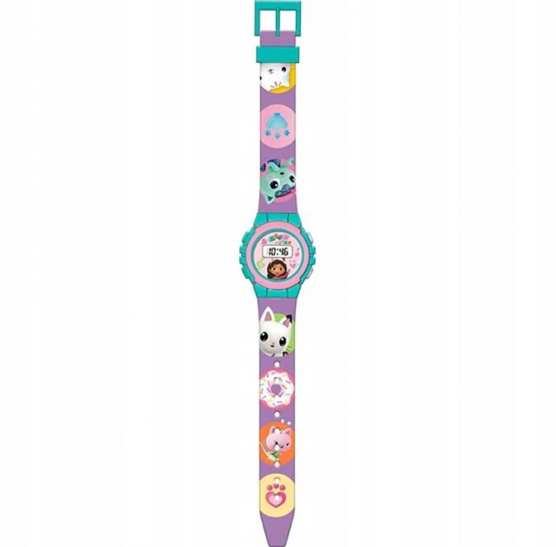 Gabby's Dollhouse digital watch / zegarek elektroniczny Koci domek Gabi