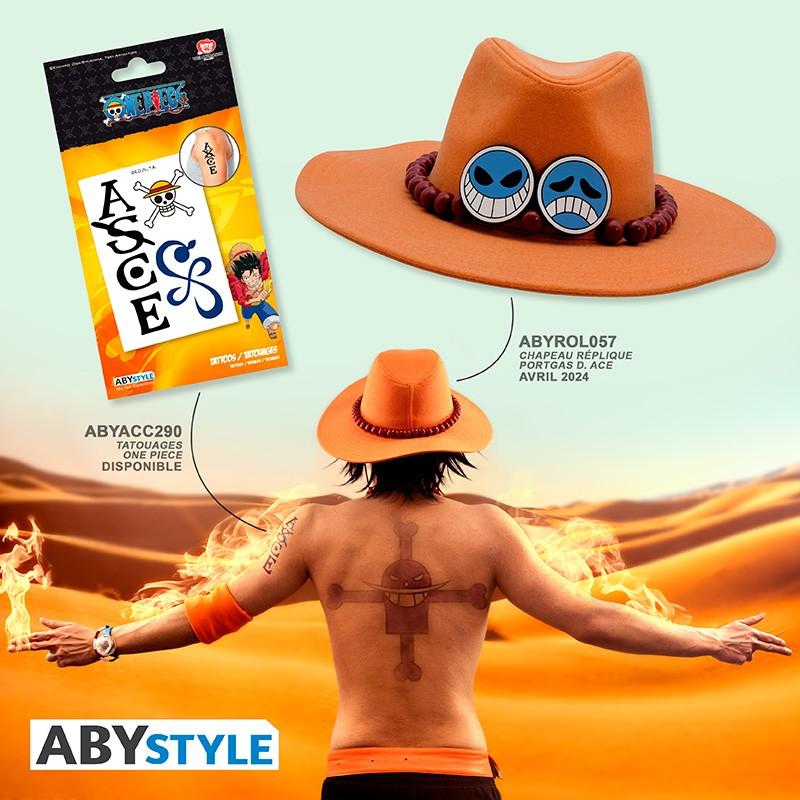 ONE PIECE Replica Hat - Portgas D. Ace / One Piece kapelusz Portgas D. Ace - ABS