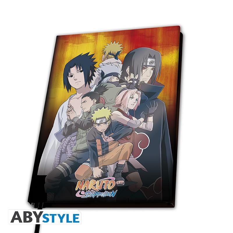 NARUTO SHIPPUDEN gift set: travel mug + notebook / Naruto Shippuden zestaw prezentowy: kubek podróżny + notatnik - ABS