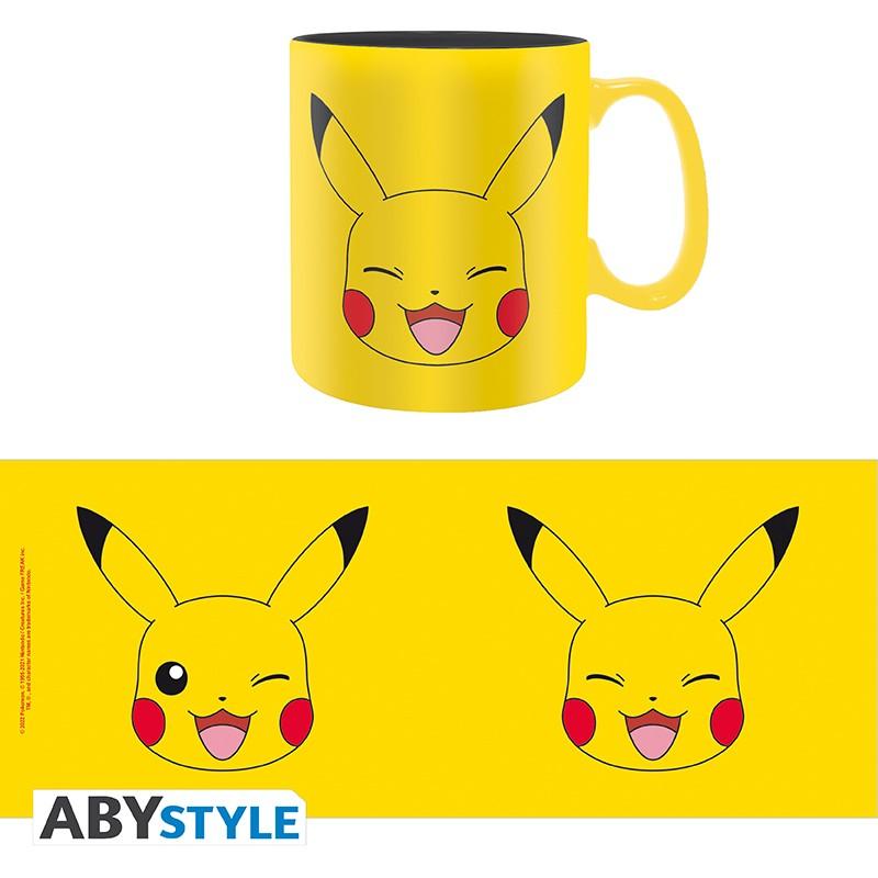 POKEMON - Mug - 460 ml - Pikachu Face / kubek Pokemon - Pikachu (460 ml) - ABS