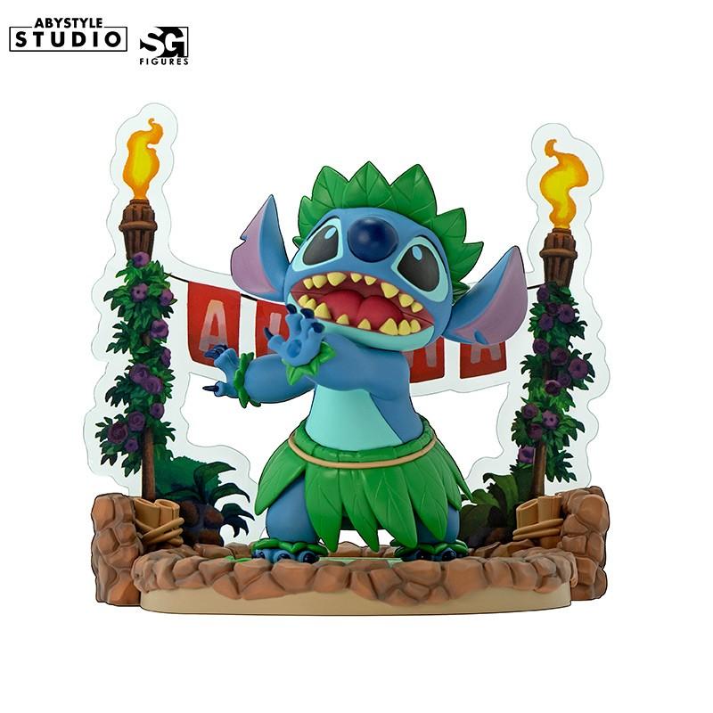 Disney Stitch Hula Dance (high: 35 cm) / Disney Stitch figurka Hula Dance (wysokość: 10 cm) - ABS