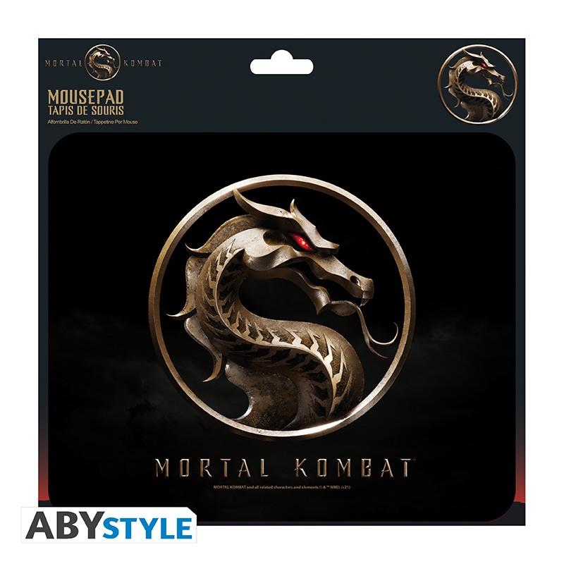 Mortal Kombat Flexible Mousepad - Logo (23,5 x 19,5 cm) / Mortal Kombat podkładka pod myszkę - Logo (23,5 x 19,5 cm) - ABS