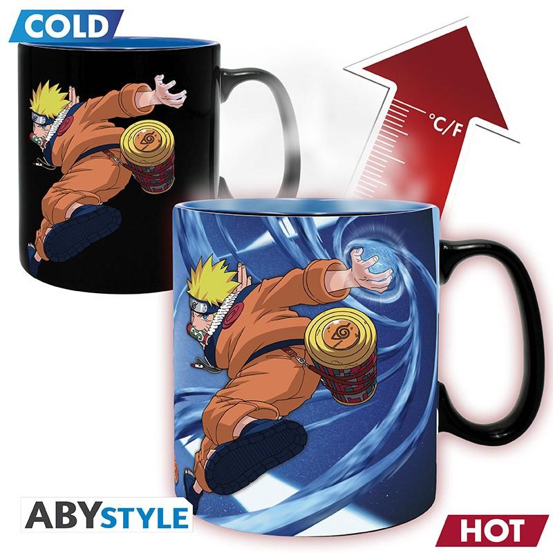 NARUTO heat change mug Naruto & Sasuke / Kubek termoaktywny Naruto - Naruto i Sasuke - ABS