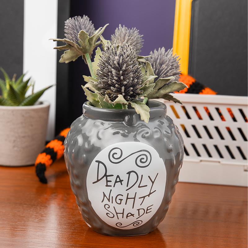 The Nightmare Before Christmas Deadly Nightshade Pen and Plant Pot (glow in the dark) / przybornik na biurko - doniczka Miasteczko Halloween (świeci w ciemności)