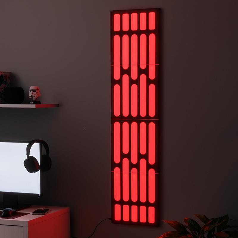 Star Wars Death Star Wall Panel Light (high: 124 cm) / Gwiezdne Wojny - panel ścienny - Gwiazda Śmierci (wysokość: 124 cm)