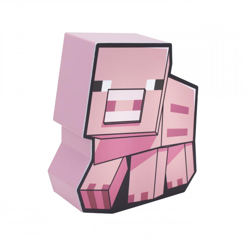 Minecraft Pig Box Light (high: 16 cm) / lampka Minecraft świnka (wysokość: 16 cm)