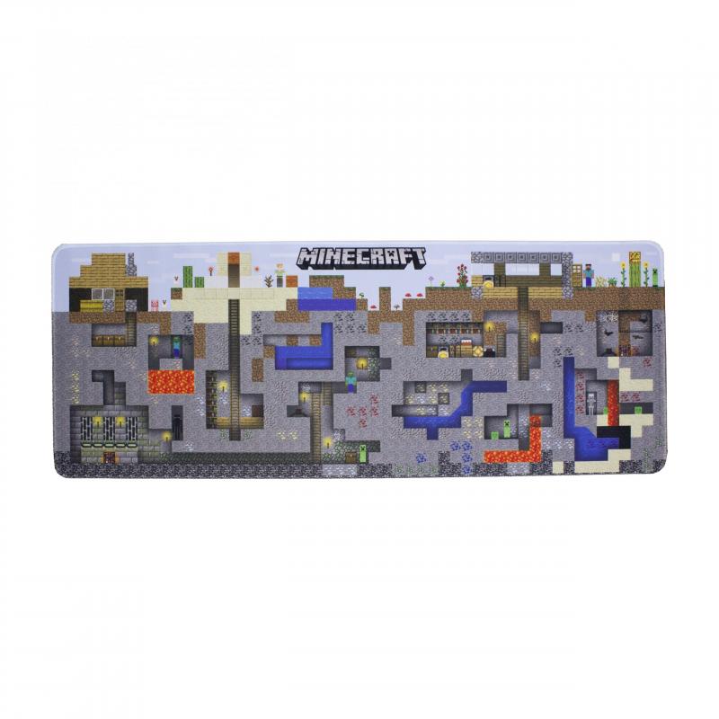 Minecraft World desk mat - mousepad (80 x 30 cm) / Mata na biurko - podkładka pod myszkę - Minecraft