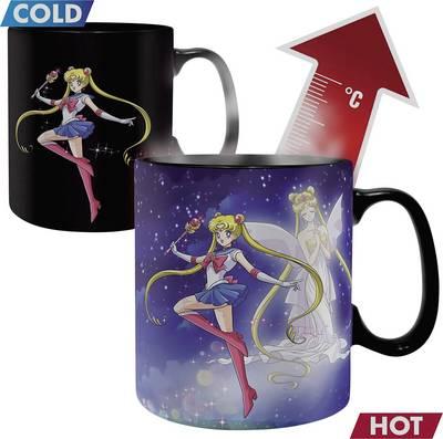 SAILOR MOON Mug Heat Change 460 ml Sailor&Chibi / kubek termoaktywny Czarodziejka z Księżyca Sailor&Chibi - ABS