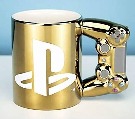 Playstation Dualshock PS4 3D Controller Mug (gold) / kubek 3D Playstation Dualshock 4 (złoty)