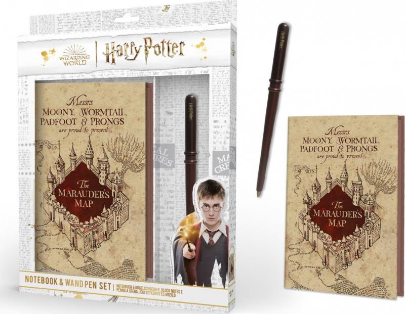 Harry Potter premium notebook plus wand pan / Harry Potter zestaw: notatnik premium plus długopis (różdżka)